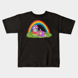 rainbow bluey Kids T-Shirt